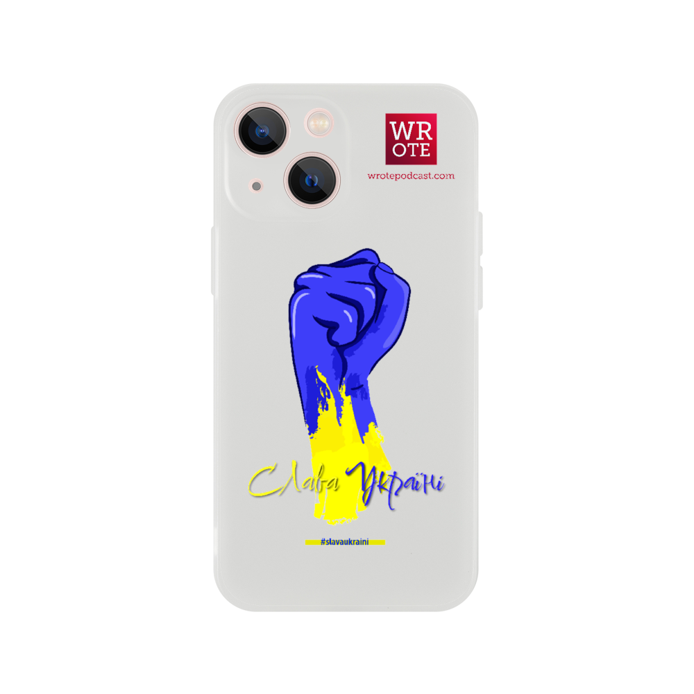 Allies for Ukraine Series - Slava Ukraini - iPhone Flexi case