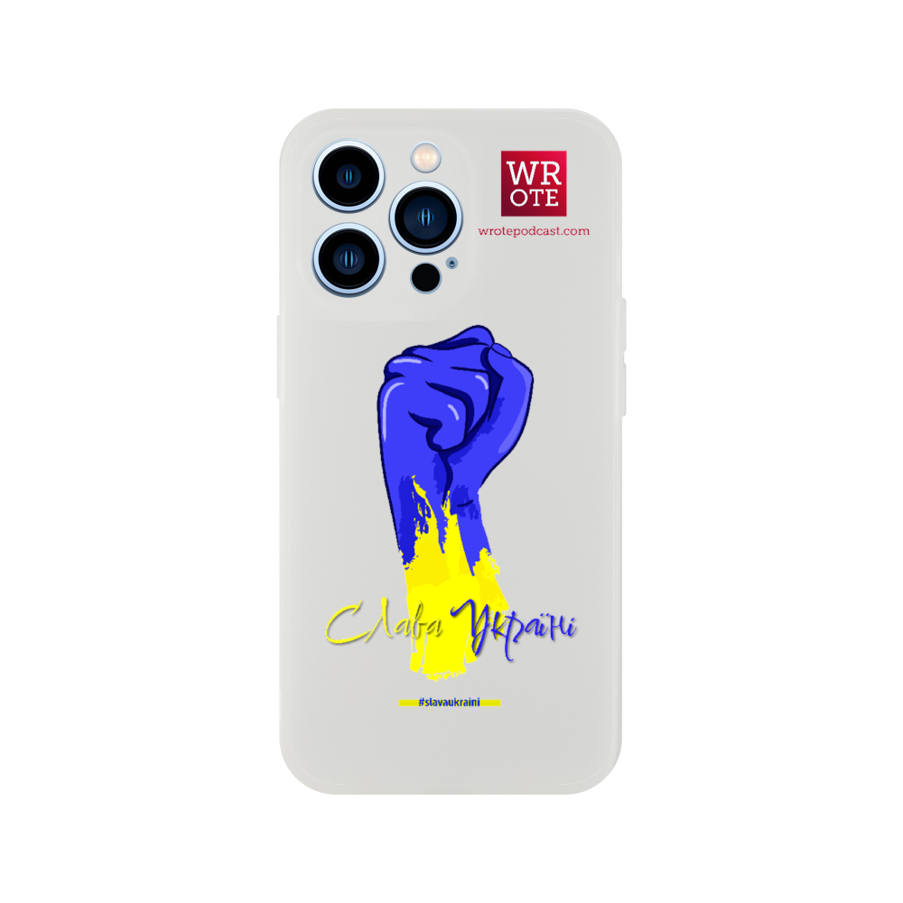 Allies for Ukraine Series - Slava Ukraini -  iPhone Flexi case