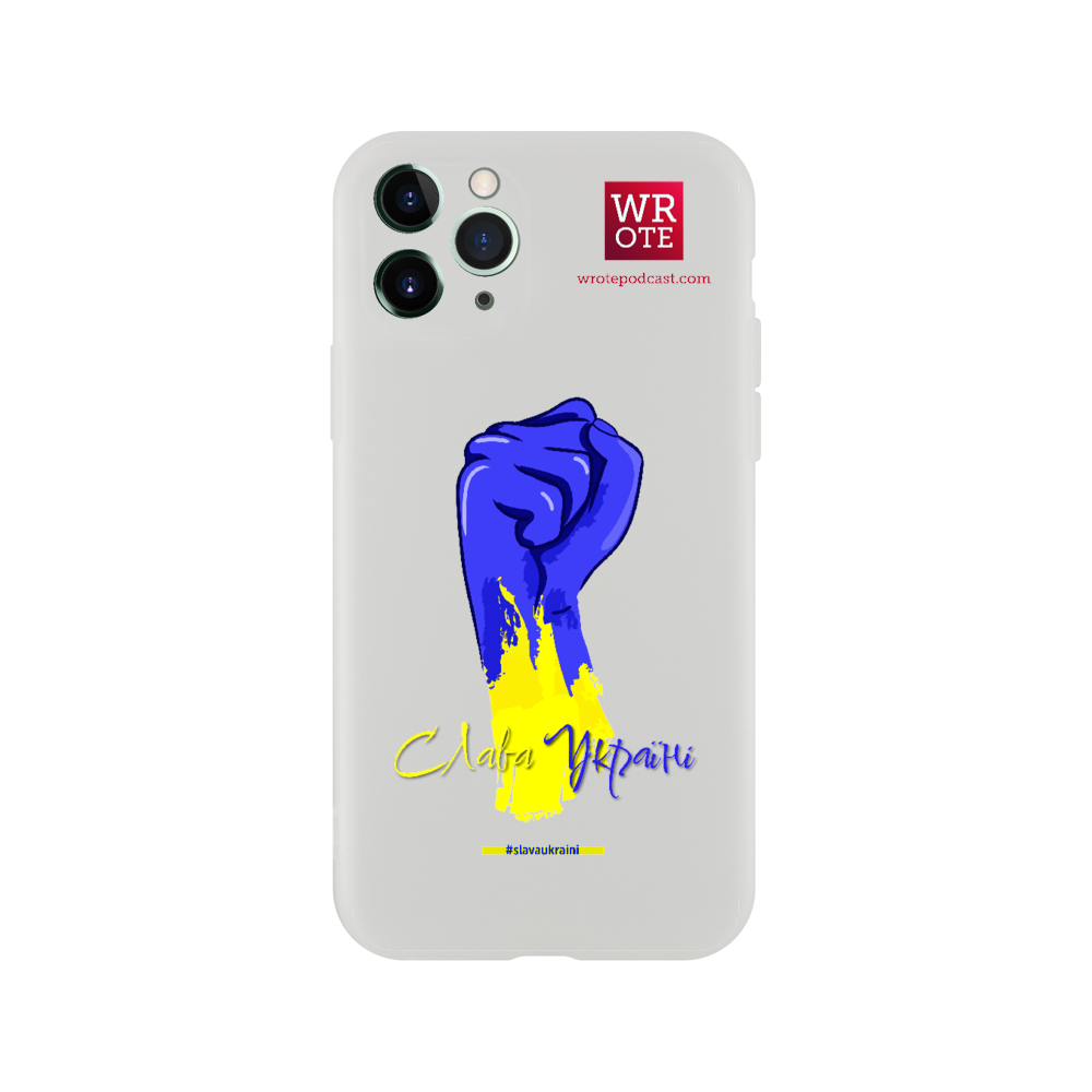 Allies for Ukraine Series - Slava Ukraini -  iPhone Flexi case