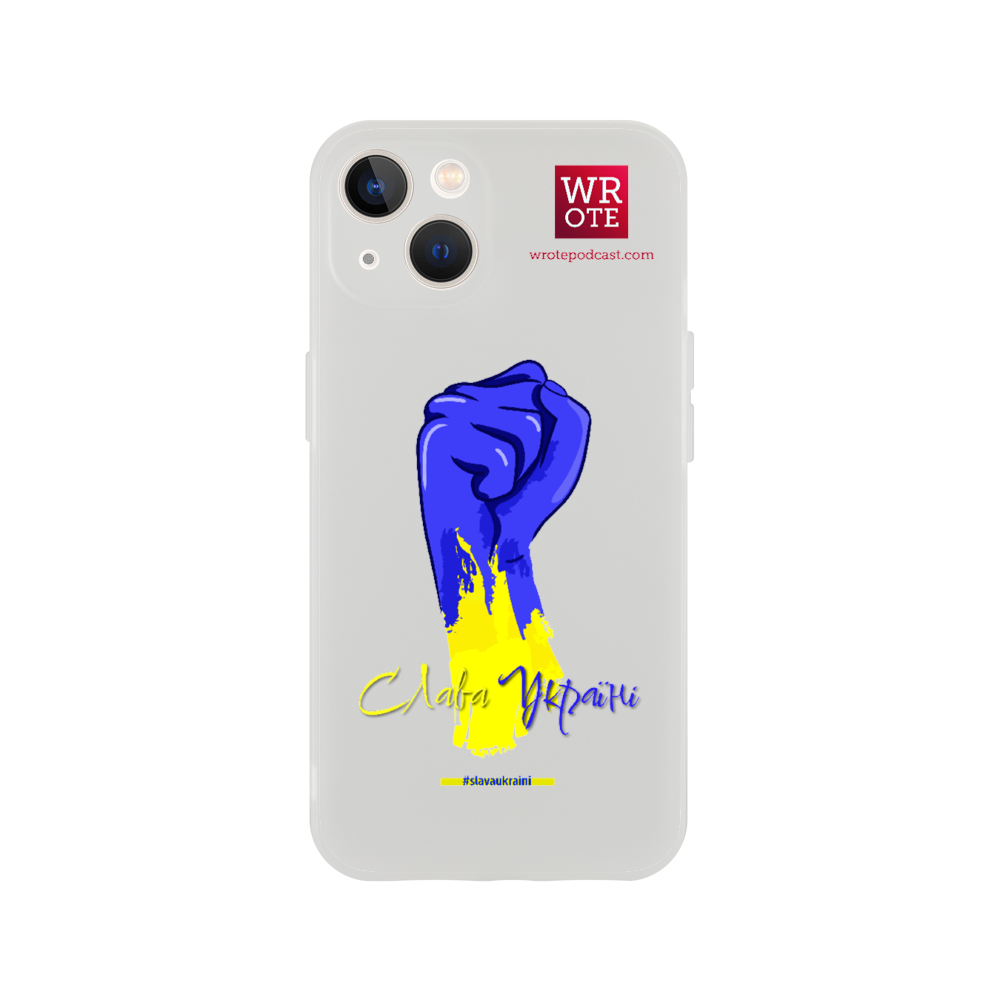 Allies for Ukraine Series - Slava Ukraini -  iPhone Flexi case