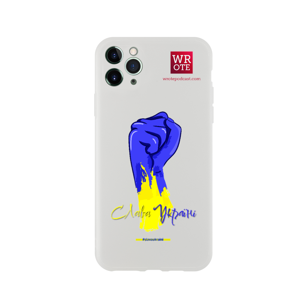 Allies for Ukraine Series - Slava Ukraini -  iPhone Flexi case