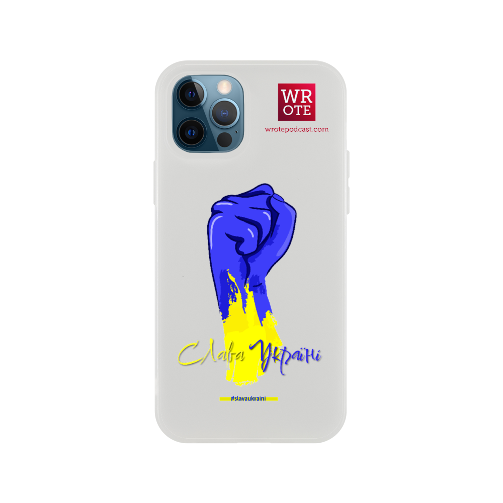 Allies for Ukraine Series - Slava Ukraini -  iPhone Flexi case