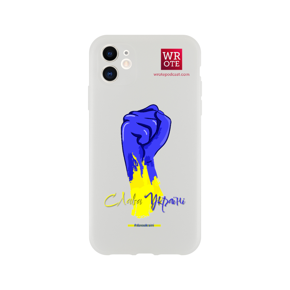 Allies for Ukraine Series - Slava Ukraini -  iPhone Flexi case